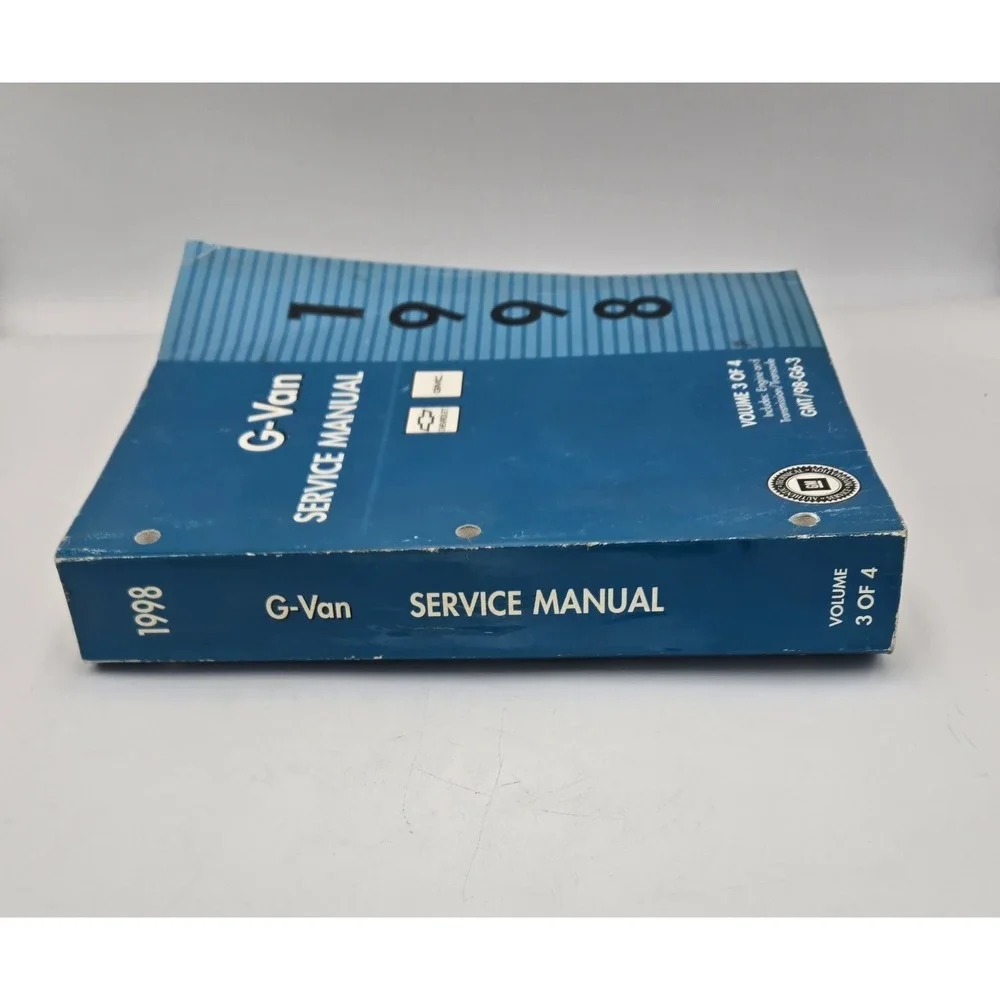 GM G-Van Service Manual 1998 Volume 3 OEM Repair Book